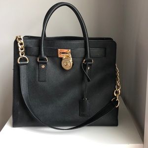 Michael Kors black Hamilton bag